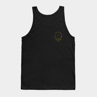 Drippy Six-Eyed Smiley Face, Front and Back Tank Top